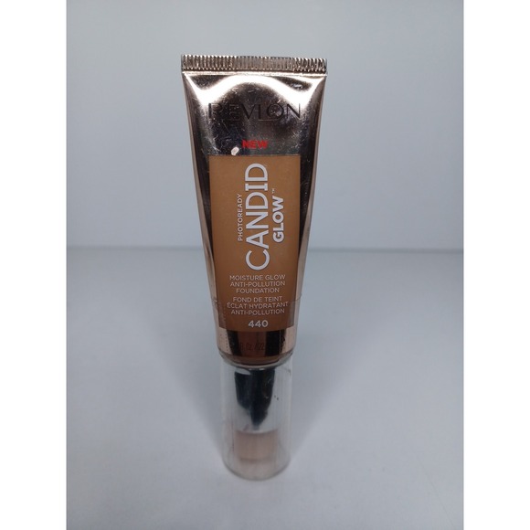 Revlon Photoready Candid Glow Moisture Glow Anti-Pollution Foundation 0.75oz 440 - Picture 1 of 2